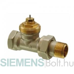 Siemens VDN210 egyenes termosztatikus radiátorszelep 3/8" DN10