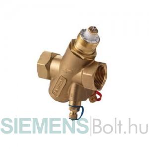 Siemens VPI45.15F0.5Q Dinamikus térfogatáram szabályozó szelep mérőcsonkkal DN15