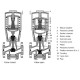 Siemens SKB60 Szelepmozgatók 20mm elmozdulással