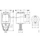 Siemens SKB62 Szelepmozgatók 20mm elmozdulással