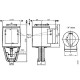 Siemens SKC60 Szelepmozgatók 40mm elmozdulással