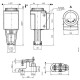 Siemens SKD32.50 Szelepmozgató AC 230 V, 3-pont