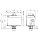 Siemens SQS35.03 Elektromotoros szelepmozgató