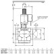 Siemens M3P100FY Magnetikus  szelep DN100