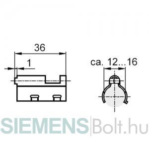 Siemens ARG86.3 Átváltó kábel tartó