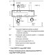 Siemens RDF110.2 Elektronikus fan-coil termosztát LCD kijelzővel