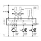 Siemens RDF 301.50 Fali kötődobozba telepíthető Fan-coil termosztát