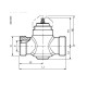 Siemens VVP47.10-0.4 2 járatú zónaszelep 1/2" -04