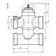 Siemens VMP47.10-1.6 zónaszelep 1/2"-1.6