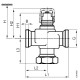 Siemens VVG44.15-0.4 Egyutú menetes szabályzószelep 1"-0.4