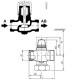 Siemens VVP45.10-0.63 2 járatú zónaszelep 1/2" -0.63