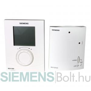 Siemens RDH10RF/SET rádiófrekvenciás forgatógombos szobatermosztát