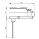 Siemens RAK-ST.1430S-M Biztonsági határoló termosztát 80...100 °C 1600 mm kapilláris cső