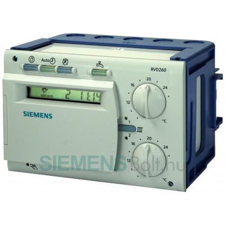 Siemens RVD120-A Hőközponti szabályozó légtér fűtés és HMV készítéshez