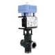 Siemens MXG461.25-8.0 Modulációs keverő/2-járatú magnetikus szabályozószelep, menetes, PN16, DN25, kvs 8, AC 24 V