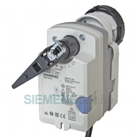 Siemens GSD141.9A forgatómotor golyóscsapokhoz AC/DC 24 V, On-Off, 2 Nm, 30 s