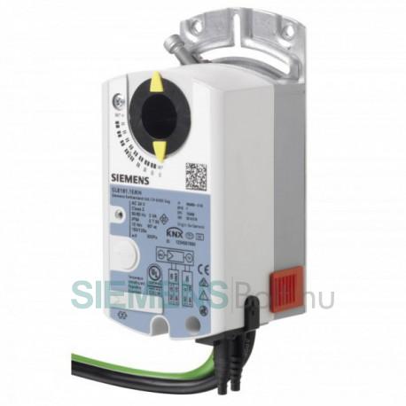 Siemens GLB181.1E/KN VAV kompakt szabályozó és zsalumozgató KNX kommunikációval, AC 24 V, 10 Nm, 150 s, 300 Pa