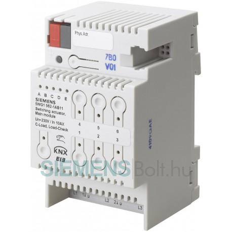 Siemens 5WG15621AB11 GAMMA FŐMODUL 3X AC 230/400V 10A C-TERHELÉS TERHELÉS-ELLENÖRZÉS