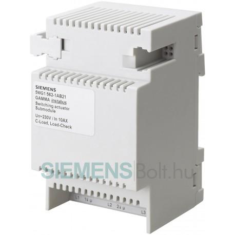 Siemens 5WG15621AB21 GAMMA BŐVÍTŐUNG 3X AC 230/400V 10A C-TERHELÉS TERHELÉS-ELLENÖRZÉS