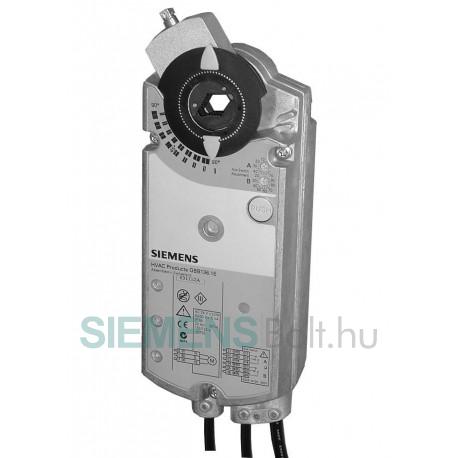 Siemens GIB136.1E 3-pont szabályozású zsalumozgató, 24 V, 35 Nm, 150 s, 2 kapcsoló