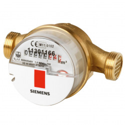 Siemens WFW30.E130 Vízmennyiségmérő egysugaras meleg Qn 2.5 m³/h 130 mm G1"