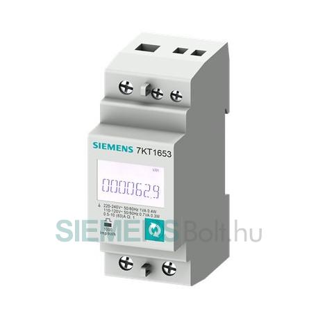 Siemens 7KT1651 SENTRON 7KT PAC1600 fogyasztásmérő 230 V, Modbus RTU