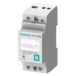 Siemens 7KT1652 SENTRON 7KT PAC1600 fogyasztásmérő, 230 V, Modbus RTU + MID, kalapsínre