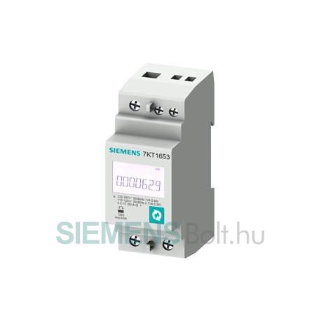 Siemens 7KT1653 SENTRON 7KT PAC1600 fogyasztásmérő LCD, 230 V, M-bus, kalapsínre