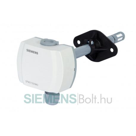 Siemens QFM2150/MO Légcsatornába építhető hőmérséklet és páratartalom érzékelő Modbus