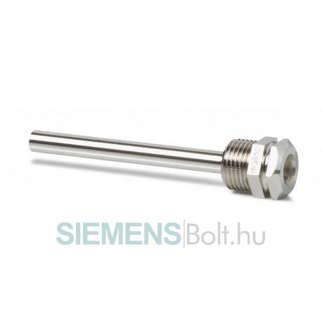 Siemens ALT-SB100 Merülőhüvely 1/2" PN10 hossz: 100 mm nikkelezett sárgaréz