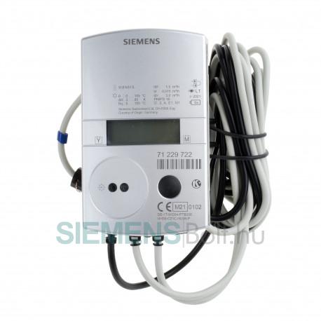 Siemens WSN625-0A/LG Ultrahangos hőmennyiségmérő Qn 2.5m3/h 130mm beépítési hossz PN16 NA20 G1"