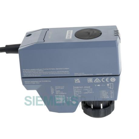 Siemens SSB161.05HF elektromotos szelepmozgató VXP45…, VVP45... szeleptestekre 6.3 m3/h kvs-ig