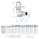 Siemens VPE115A-135 Kombinált radiátorszelep (PICV) sarok, DN15