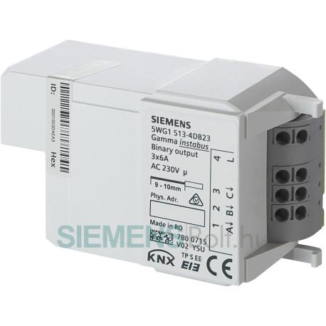 Siemens 5WG15134DB23 BINARY OUTPUT RL 513D23 3X 6A
