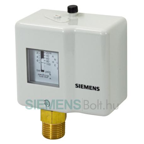 Siemens QBE1900-P7 Nyomás kapcsoló -0,3 - 7bar, auto reset 