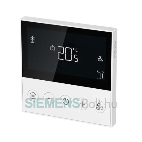 Siemens RDQ411MB süllyesztett modbusz termosztát 2 vagy 4-csöves alkalmazásához AC 230 V