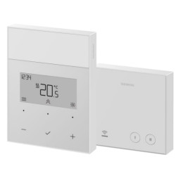 Siemens RDL211RF.ST Programozható szobatermosztát, fűtésre és hűtésre, RF (rádiós) készlet