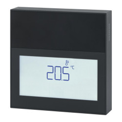 Siemens QAA2160D/BK Helyiséghőmérséklet érzékelő kijelzővel, aktív, fekete