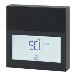 Siemens QFA2260D/BK Helyiséghőmérséklet és páratartalom érzékelő kijelzővel, aktív, fekete