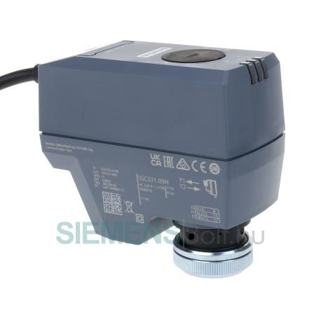 Siemens SSC331.09H Elektromotoros szelepmozgató AC 230 V, 3-pont